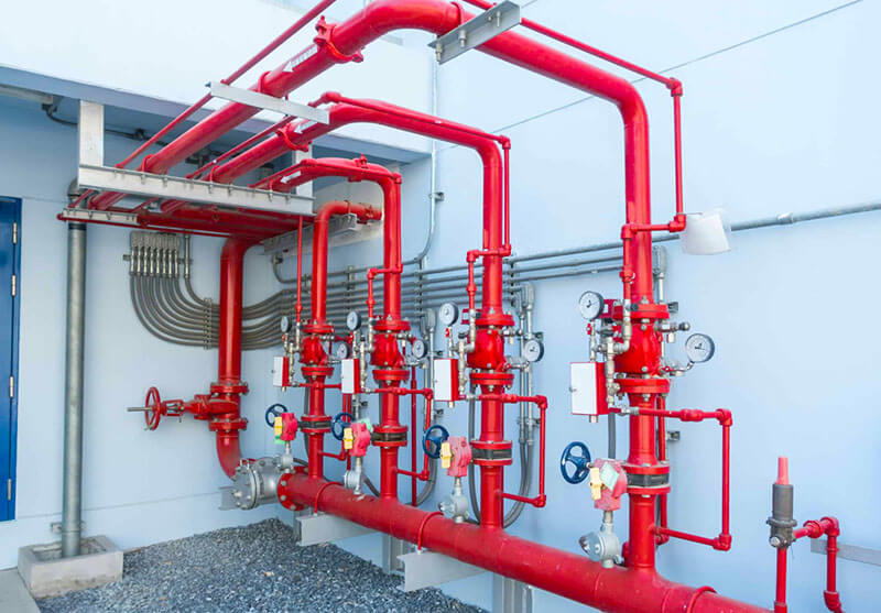 Deluge fire suppression system
