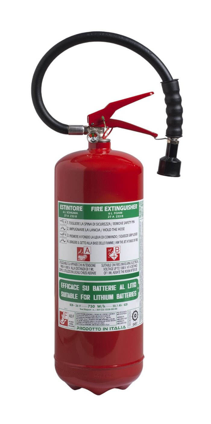 lithium battery fire extinguishers
